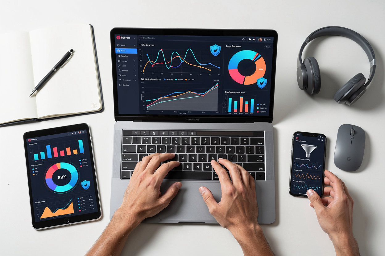 weblys Analytics Dashboard - Google Analytics 4 Setup, Conversion Tracking, and KPI Reporting for Website Performance Optimization